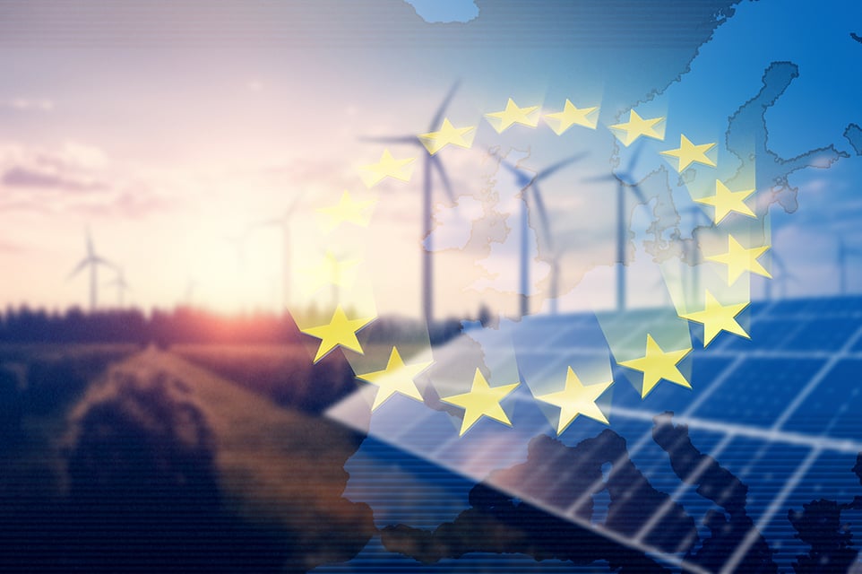 EU starts in front of windpark