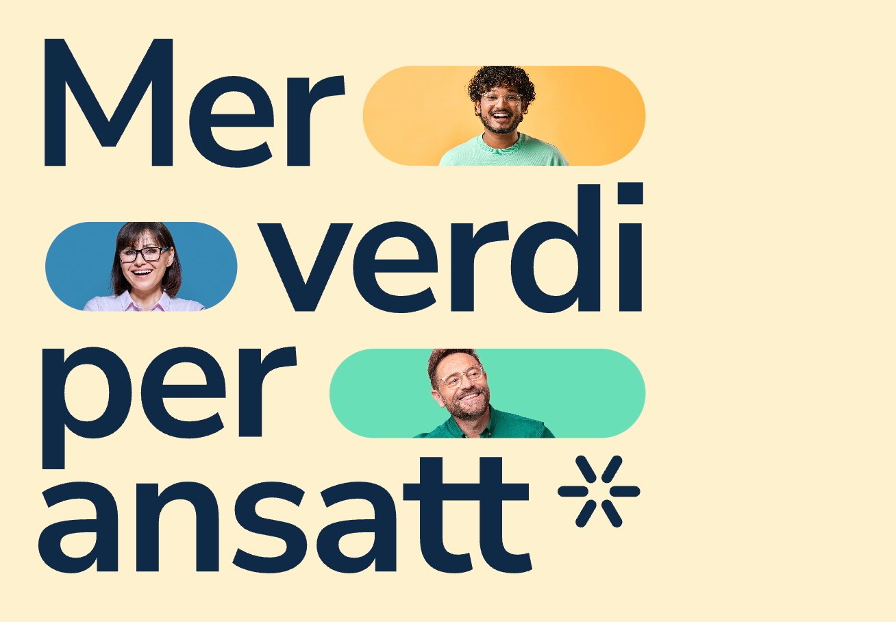 Dokumentert Herobanner Nivå 1 Budskap 1 Mer verdi